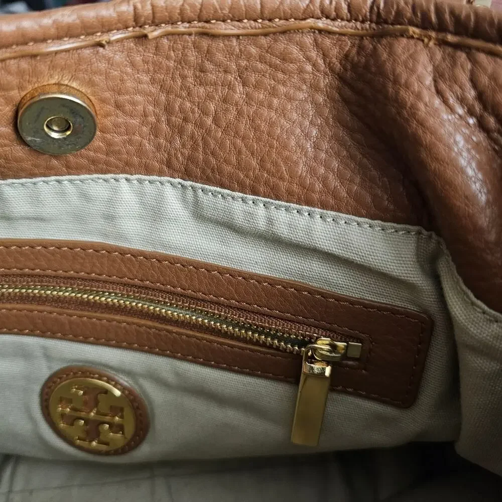 Tory Burch Tan‎ Leather Amanda Hobo Bag